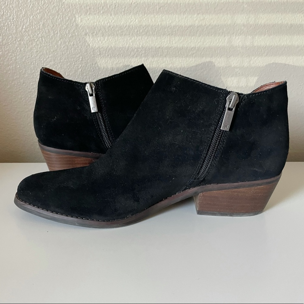 Suede leather booties, LUCKY BRAND